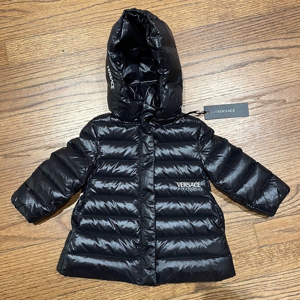 Versace puffer coat baby NWT DESIGNER logo